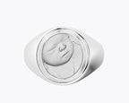 Personalized Photo & Engraved Coin Ring