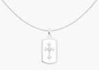 Personalized Faith Cross Photo Necklace