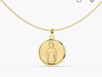 Personalized Faith Cross Photo Necklace