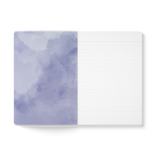 When Love Meets Grief Journal — Softcover Grief Companion Notebook — Gray Blue