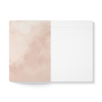 When Love Meets Grief Journal — Softcover Grief Companion Notebook — Light Orange