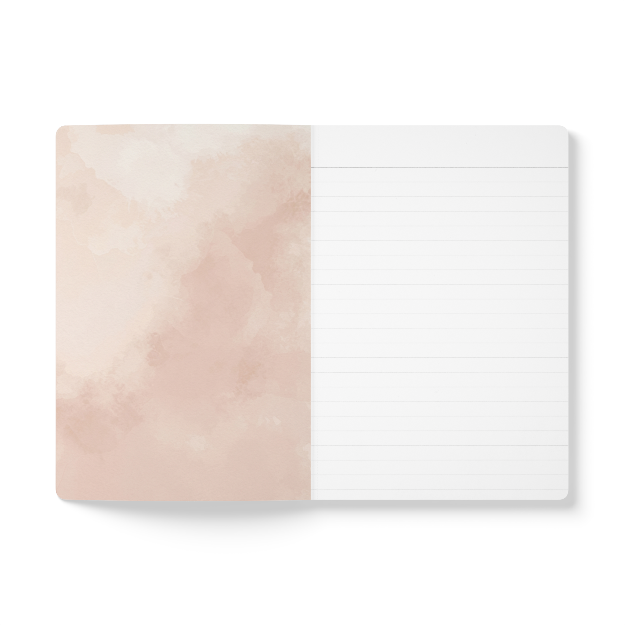 When Love Meets Grief Journal — Softcover Grief Companion Notebook — Light Orange