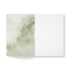 When Love Meets Grief Journal — Softcover Grief Companion Notebook — Gray Yellow Green