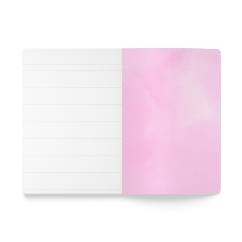 When Love Meets Grief Journal — Softcover Grief Companion Notebook — Magenta