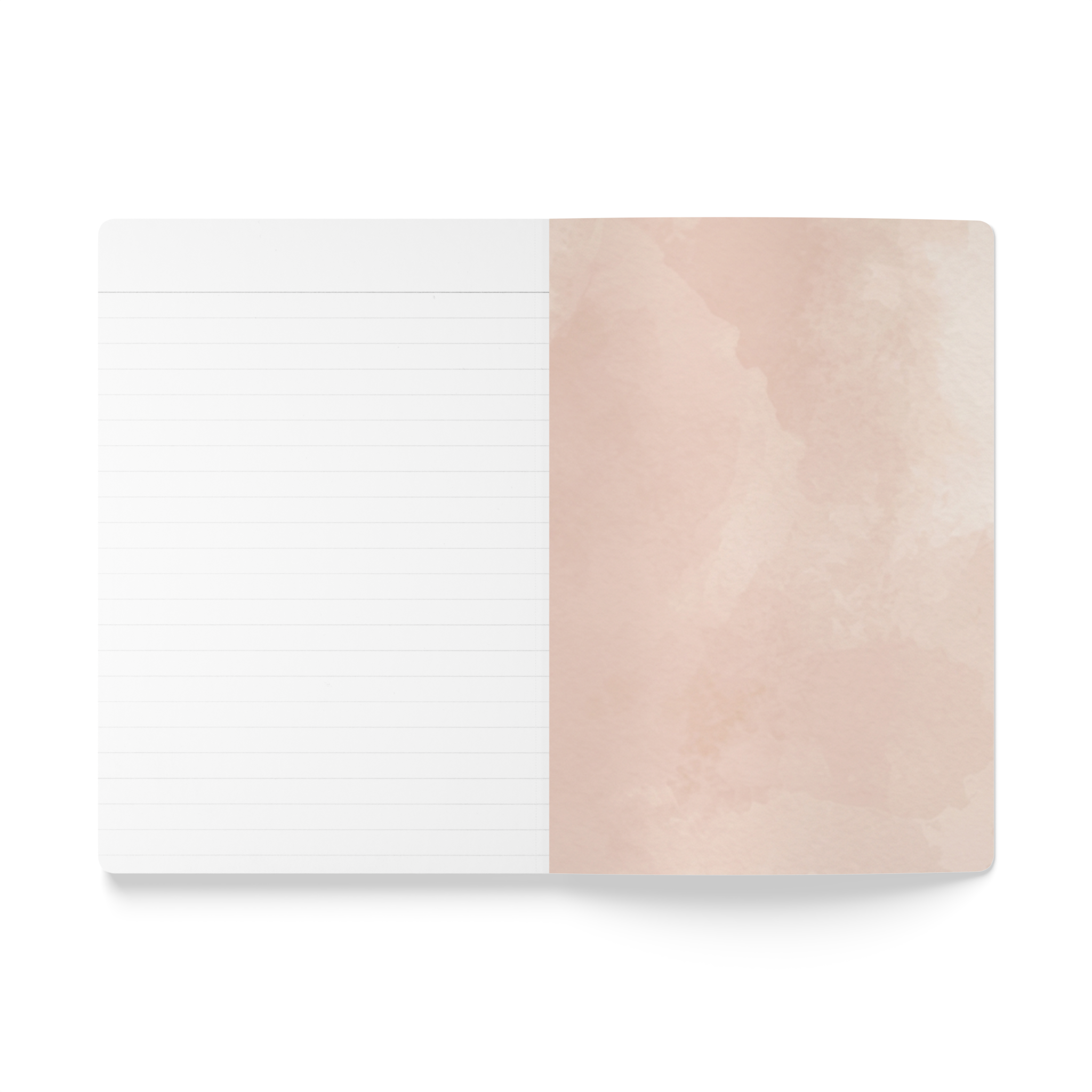 When Love Meets Grief Journal — Softcover Grief Companion Notebook — Light Orange