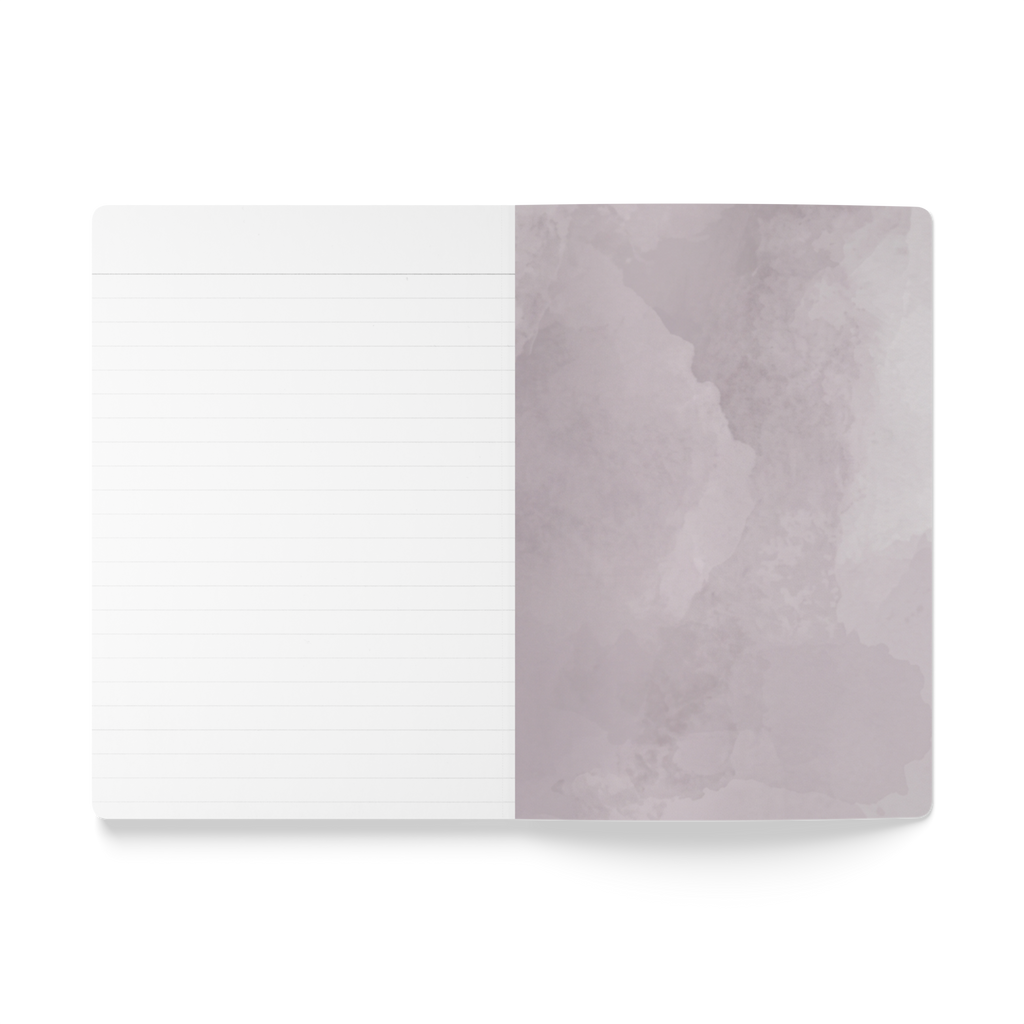 When Love Meets Grief Journal — Softcover Grief Companion Notebook — Light Gray
