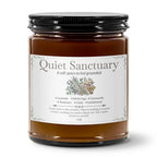 Quiet Sanctuary Premium Handcrafted Soy Candle | Lavender, White Sage, Chamomile, Rosemary, Cedar & Sandalwood | 9 oz