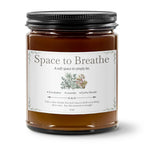 Space to Breathe Premium Handcrafted Soy Candle | Eucalyptus, Lavender & Earthy Woods | 9 oz