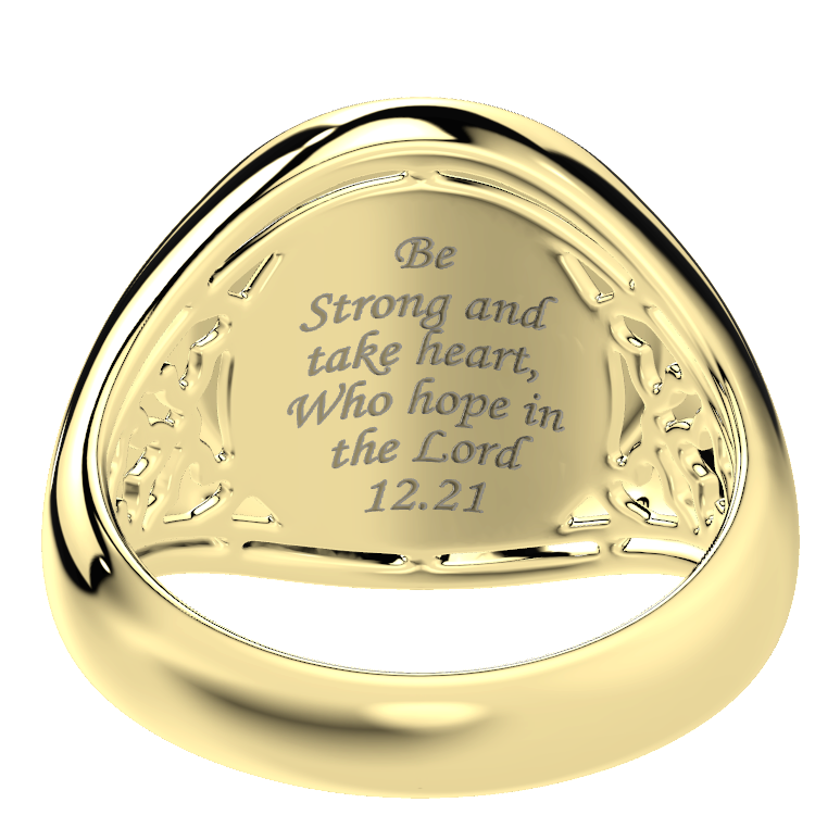 Personalized Coin Ring
