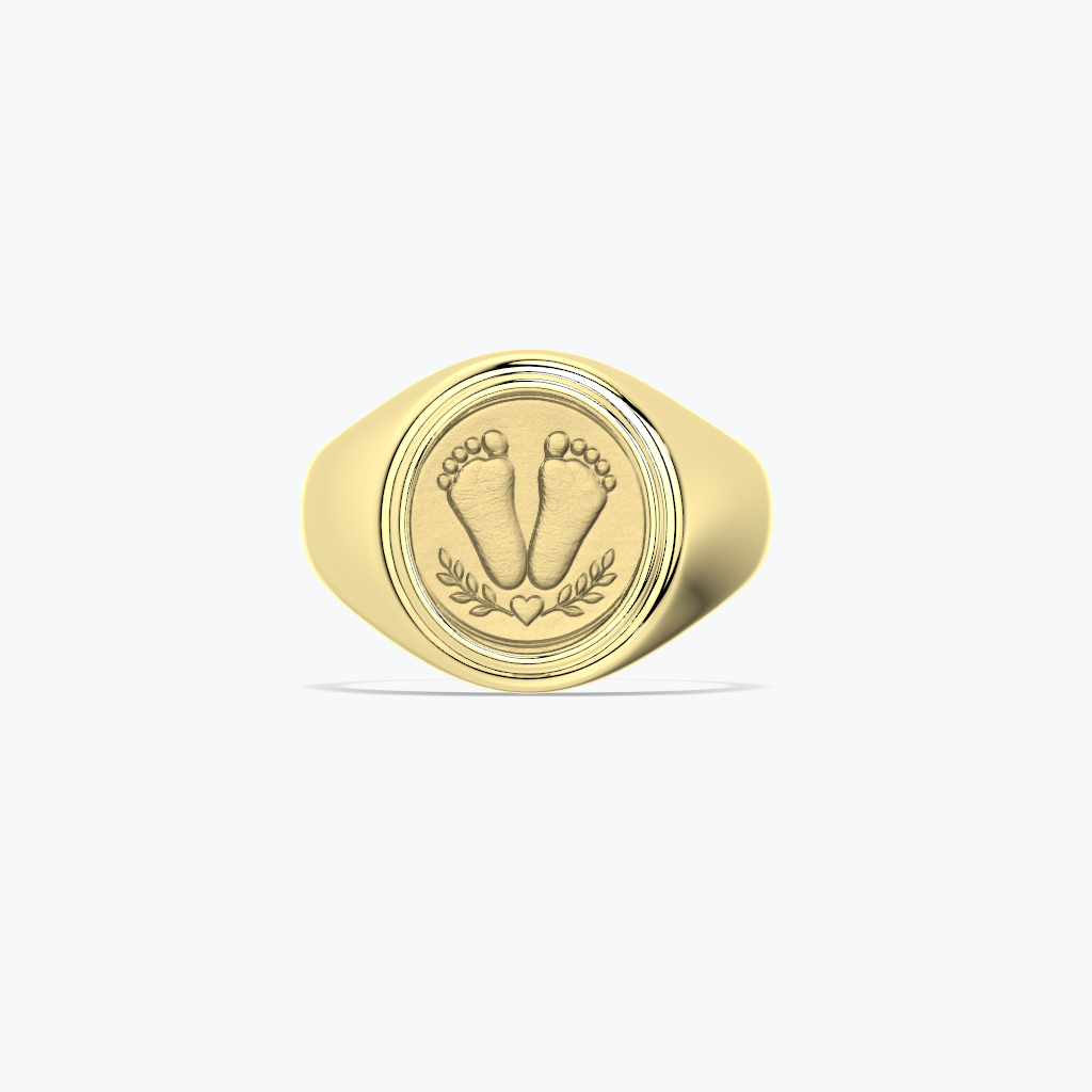 Baby Footprint Ring