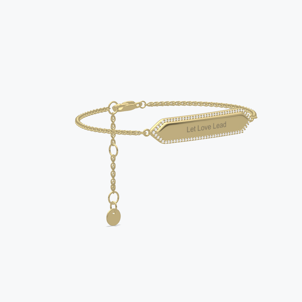 Let Love Lead Memorial Bracelet