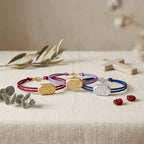Emerald Facet Initial Bracelet
