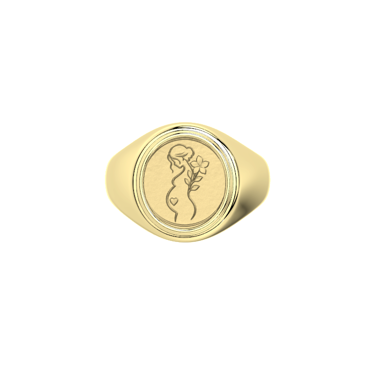 Personalized Coin Ring